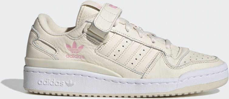 Adidas Originals Forum Lage sneakers in gebroken wit met roze detail online kopen