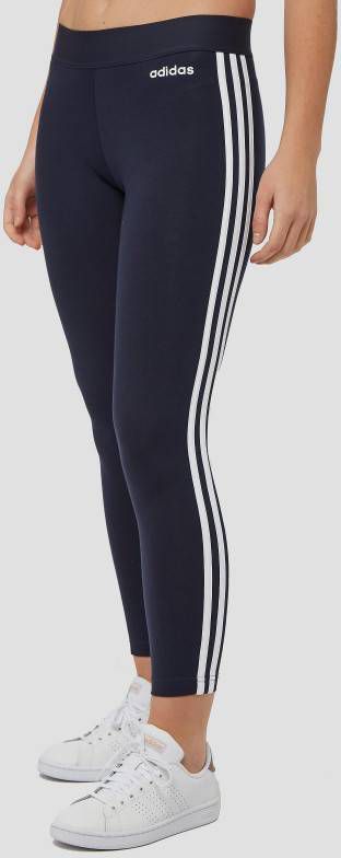 Adidas Sportlegging dames 3-stripes voor dames blauw - Vindjeschoen.nl