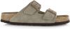 Birkenstock Arizona zachte voetbedden Suede lederen sandalen , Beige, Dames online kopen