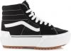 Vans Sk8 Hi Stacked Dames Schoenen Black Canvas online kopen