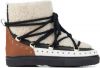 Inuikii Snowboot van schapenwol met leren details online kopen