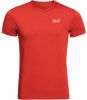 Jack Wolfskin outdoor T shirt rood online kopen