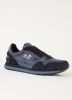 Emporio Armani Sneaker met details van leer en su&#xE8;de online kopen