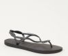 Havaianas Sandalen Luna met fijne riempjes in vlecht look online kopen