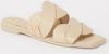 JOSH V Novee leren slippers beige online kopen
