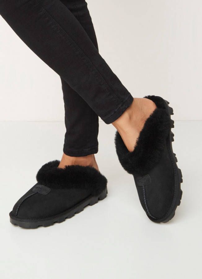Ugg Coquette Pantoffels voor Dames in Black, maat 40 | Suede - Schoenen.nl