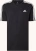 Adidas performance T shirt korte mouwen en strepen op schouders online kopen