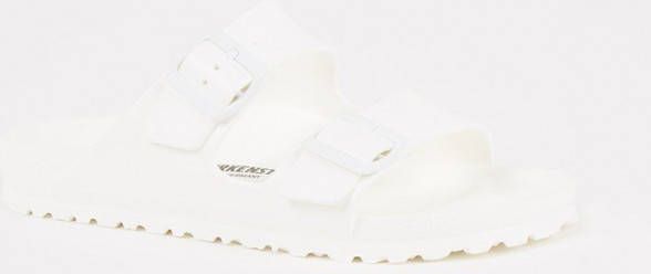 Birkenstock Arizona Eva Platte sandalen in wit online kopen