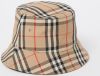 Burberry Vintage Check Technical Cotton Bucket Hat online kopen