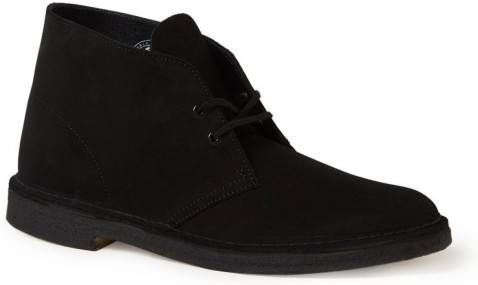 Clarks Heren Veterboots Desert Boot Men , Zwart, Heren - Vindjeschoen.nl