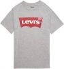 Levi's Kids T shirt Batwing met logo grijs melange online kopen