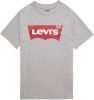 Levi's Kids T shirt Batwing met logo grijs melange online kopen