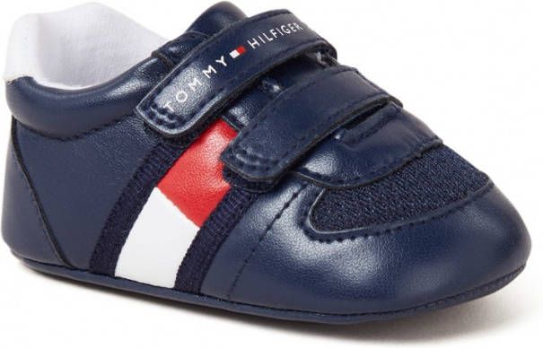 Tommy Hilfiger Babyschoen van leer met klittenbandsluiting - Vindjeschoen.nl