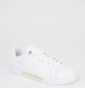 Tommy Hilfiger Witte Lage Sneakers Court Sneaker With Lace Hardware online kopen