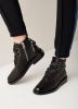 Zadig & Voltaire Laureen Roma Ankle Boots in Black Leather , Zwart, Dames online kopen