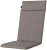 Madison kussens Tuinkussen hoge rug universal  Manchester taupe(waterafstotend ) online kopen