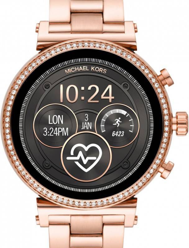 Michael Kors Sofie Gen 4 Display Smartwatch MKT5063 rosÃ© - Vindjeschoen.nl