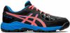 ASICS Gel Peake GS hockeyschoenen zwart/blauw/oranje online kopen