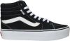 Vans Filmore Hi Platform Veterboot Dames Zwart online kopen