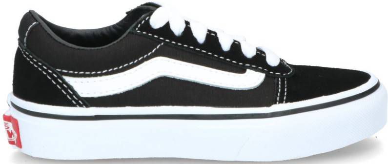 Vans Ward Suede/Canvas Dames Sneakers Black/White Maat 40 - Vindjeschoen.nl