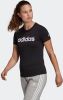 Adidas Loungewear Essentials Slim Logo Dames T Shirts Black Katoen Jersey online kopen