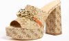 Guess Sandalen met hoge hakken , Beige, Dames online kopen