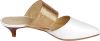 Slippers in wit/goudkleur van heine online kopen