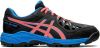 ASICS Gel Peake GS hockeyschoenen zwart/blauw/oranje online kopen