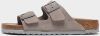 Birkenstock Arizona zachte voetbedden Suede lederen sandalen , Grijs, Heren online kopen