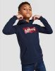 Levi's Kids Levi's Kids hoodie Batwing met logo donkerblauw/rood/wit online kopen