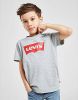 Levi's Kids T shirt Batwing met logo grijs melange online kopen