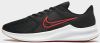 Nike Downshifter 9 Sneakers Heren Black/White/Dark Smoke Grey/University Red Heren online kopen