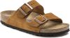 Birkenstock Arizona Soft Footbed Suede Leather Sandals , Bruin, Heren online kopen