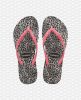 Havaianas Slim Animals teenslippers met panterprint roze/grijs online kopen