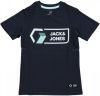 Jack & jones ! Jongens Shirt Korte Mouw -- Donkerblauw Katoen online kopen