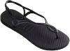 Havaianas Sandalen Luna met fijne riempjes in vlecht look online kopen