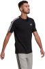 Adidas performance T shirt korte mouwen en strepen op schouders online kopen