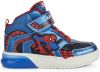 Geox Spiderman sneakers blauw Imitatieleer 82316 online kopen