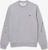 Lacoste Sweater met ronde hals en stroken met label online kopen