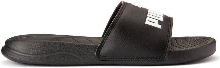Puma Pop Cat Heren Slippers en Sandalen Black Synthetisch - Vindjeschoen.nl