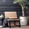 Woood Banco Outdoor Fauteuil Hout/Metaal Nature 78x68x82 online kopen