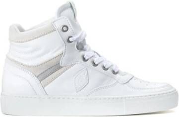 BA&SH Crush sneaker van leer met su&#xE8, de details online kopen