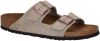 Birkenstock Arizona zachte voetbedden Suede lederen sandalen , Beige, Dames online kopen