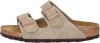 Birkenstock Arizona zachte voetbedden Suede lederen sandalen , Beige, Dames online kopen