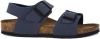 Birkenstock New York Junior Birko Flor BC Narrow Junior Sandaal Marineblauw online kopen