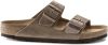 Birkenstock Arizona zachte voetbedden Suede lederen sandalen , Beige, Dames online kopen