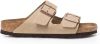 Birkenstock Arizona zachte voetbedden Suede lederen sandalen , Beige, Dames online kopen