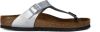 Birkenstock Slippers Gizeh regular Birko Flor Zilverkleurig online kopen