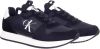 Calvin klein Lage Sneakers Jeans RUNNER SOCK LACEUP NY LTH WN online kopen