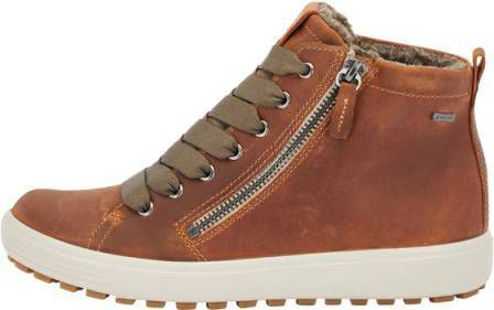 Bruine Ecco Veterschoenen Soft 7 Tred Mid - Vindjeschoen.nl